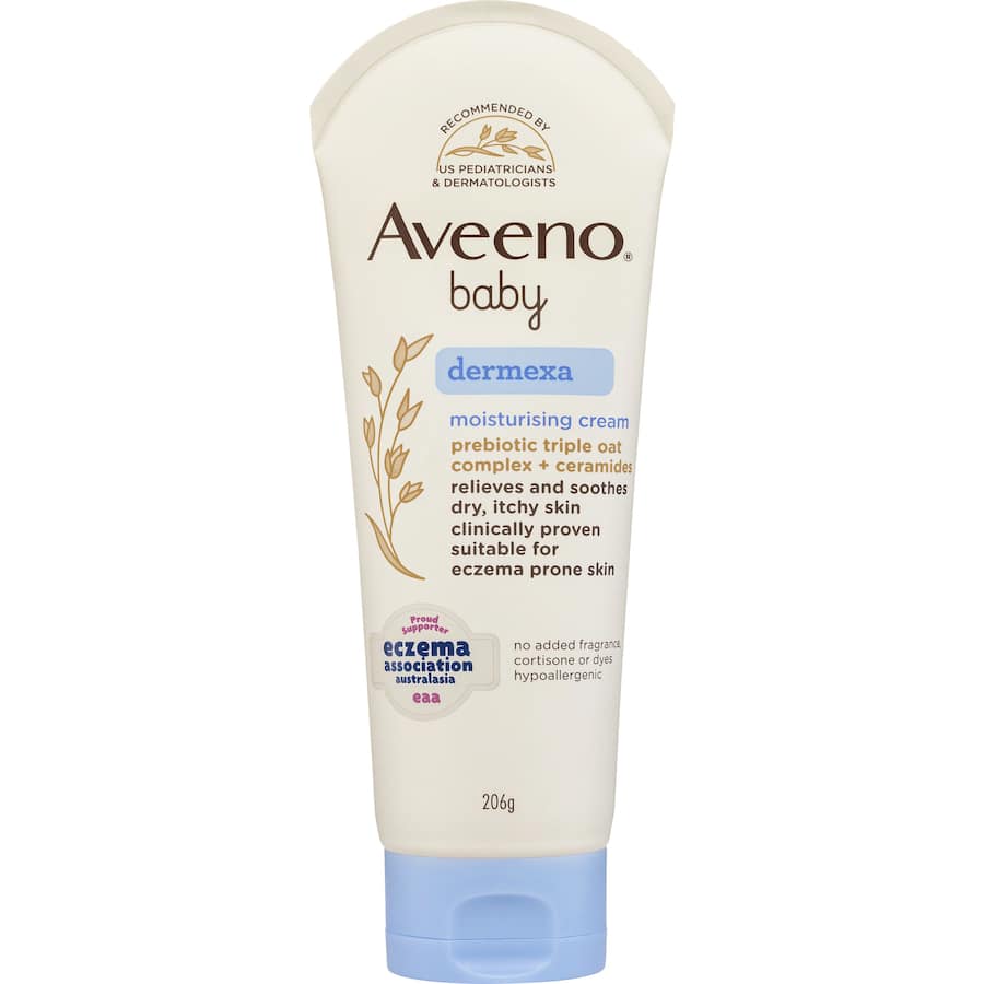Aveeno Baby Baby Cream Dermexa Moisturising Lotion Tube 206g