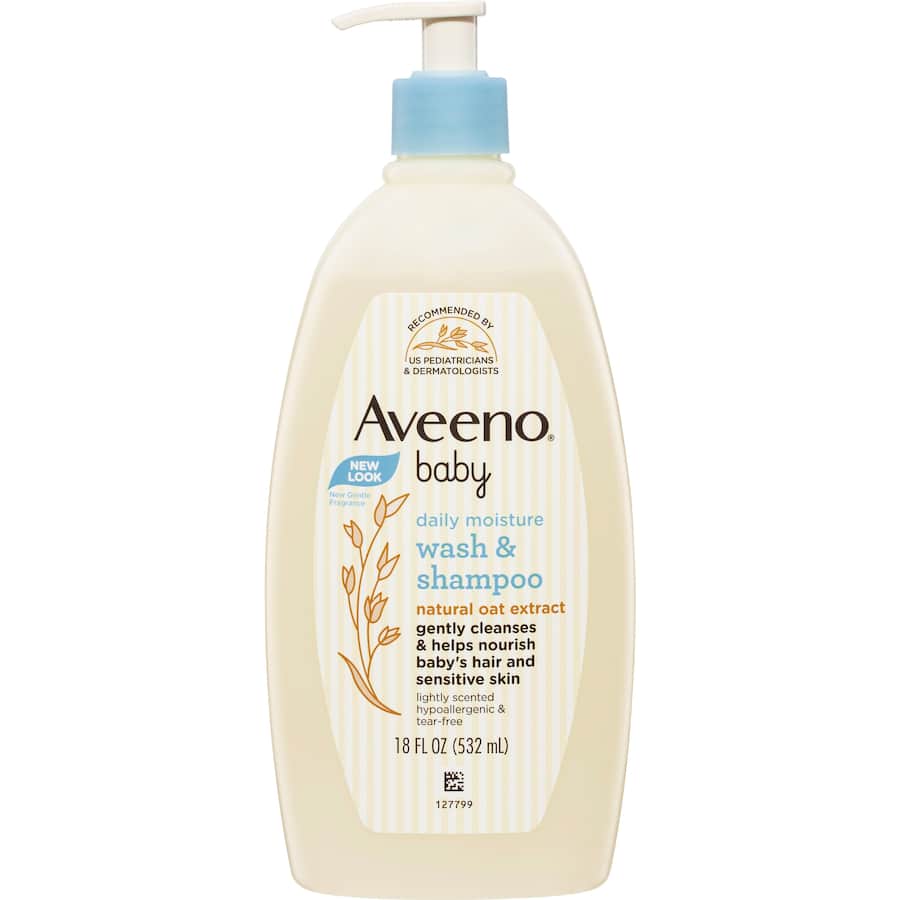 Aveeno Baby Wash & Shampoo 532mL