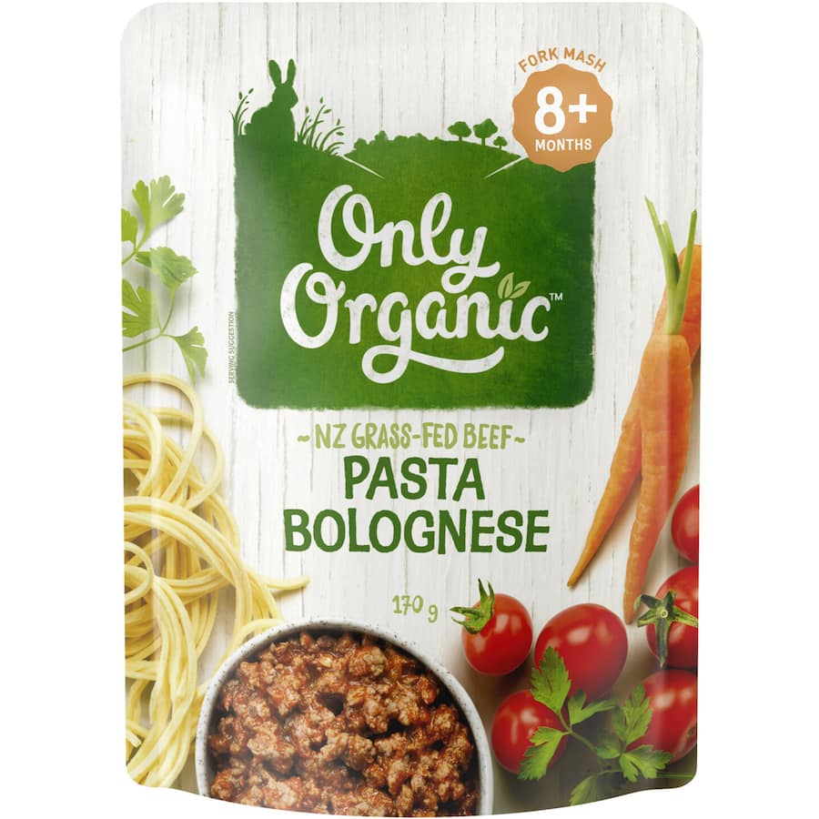 Only Organic Stage 2 Baby Food Pasta Bolognese 170g