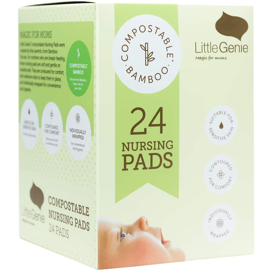 Little Genie Bio Nursing Pads 24pack