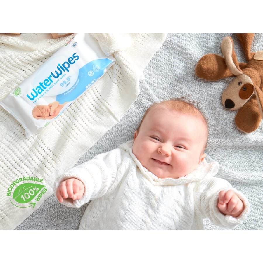 Waterwipes Baby Wipes Biodegradable 60pack
