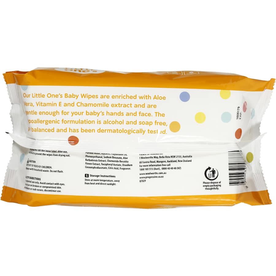 Little Ones Baby Wipes Scented 80pack
