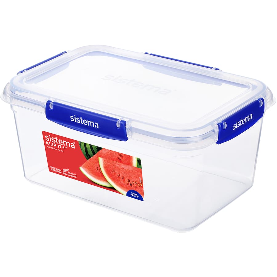 Sistema Klip It Plus Container Rectangle 3.35L