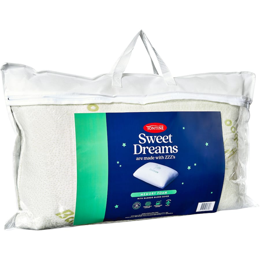 Tontine Pillow Bamboo Memory Foam 1ea