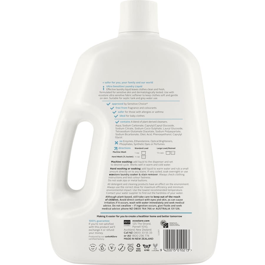 Ecostore Laundry Liquid Sensitive 4L