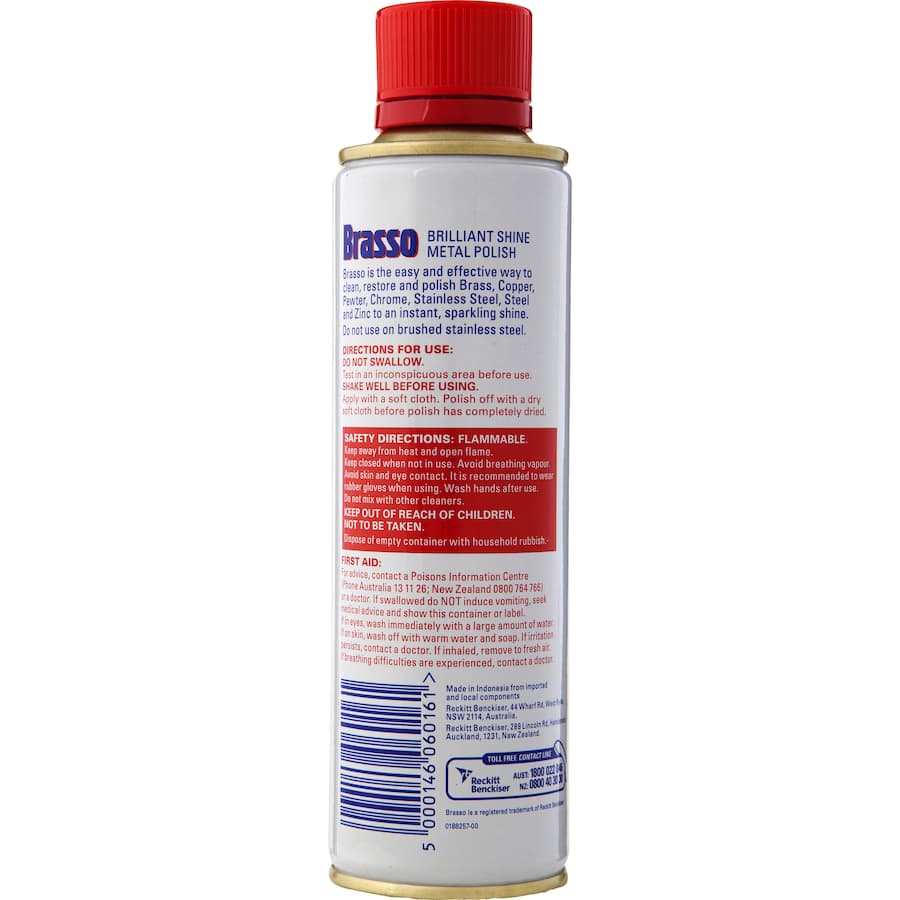 Brasso Metal Polish Cleaner 250mL