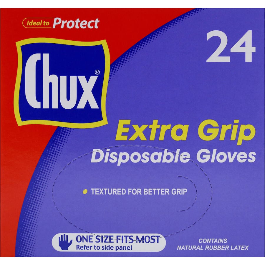 Chux Disposable Gloves Extra Grip