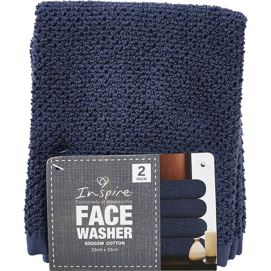 Inspire Face Washer 2pack