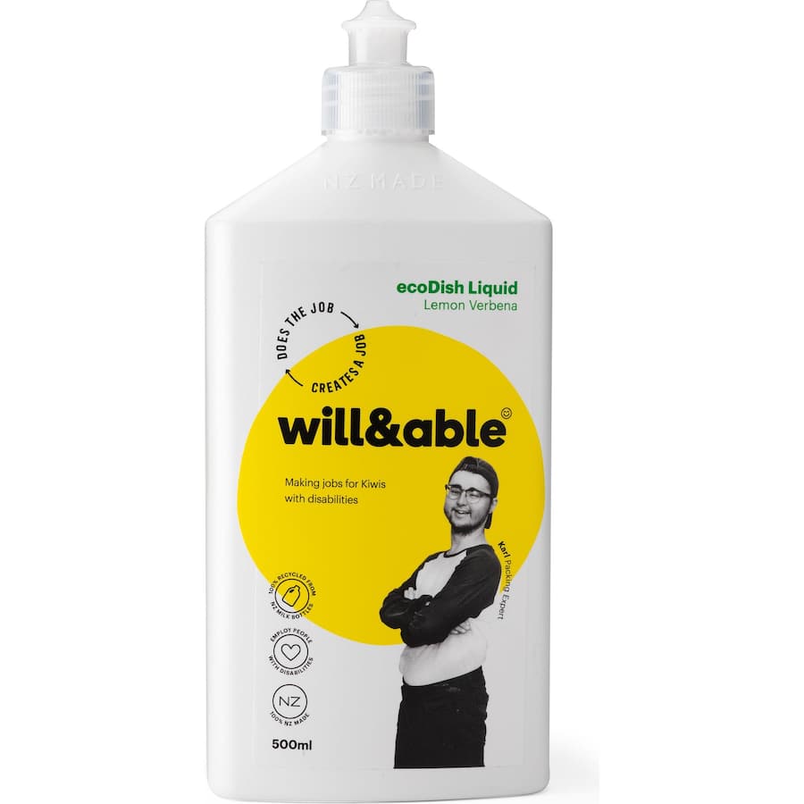 Will & Able Dishwash Liquid Eco-friendly 500mL