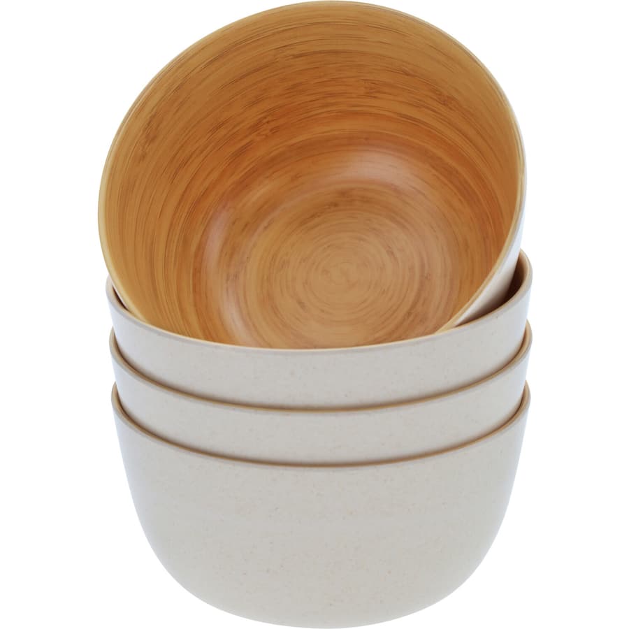Eco Warrior Bamboo Bowls 4pack