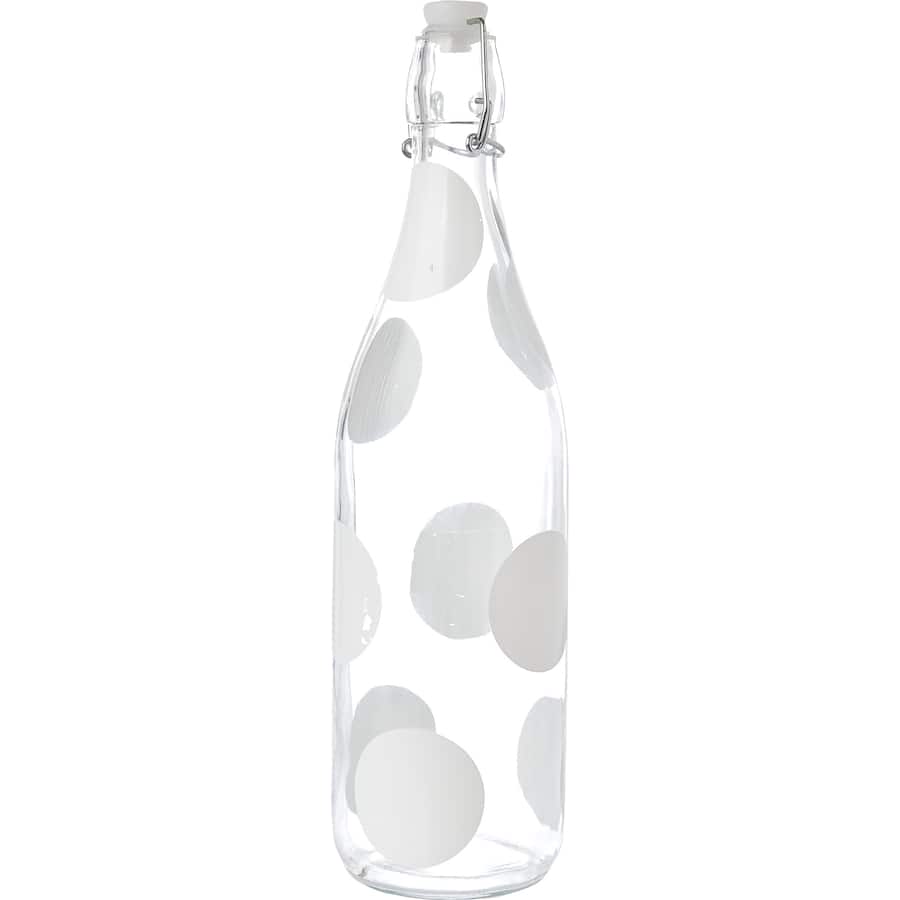 Food Guru Water Bottle Glass 1L