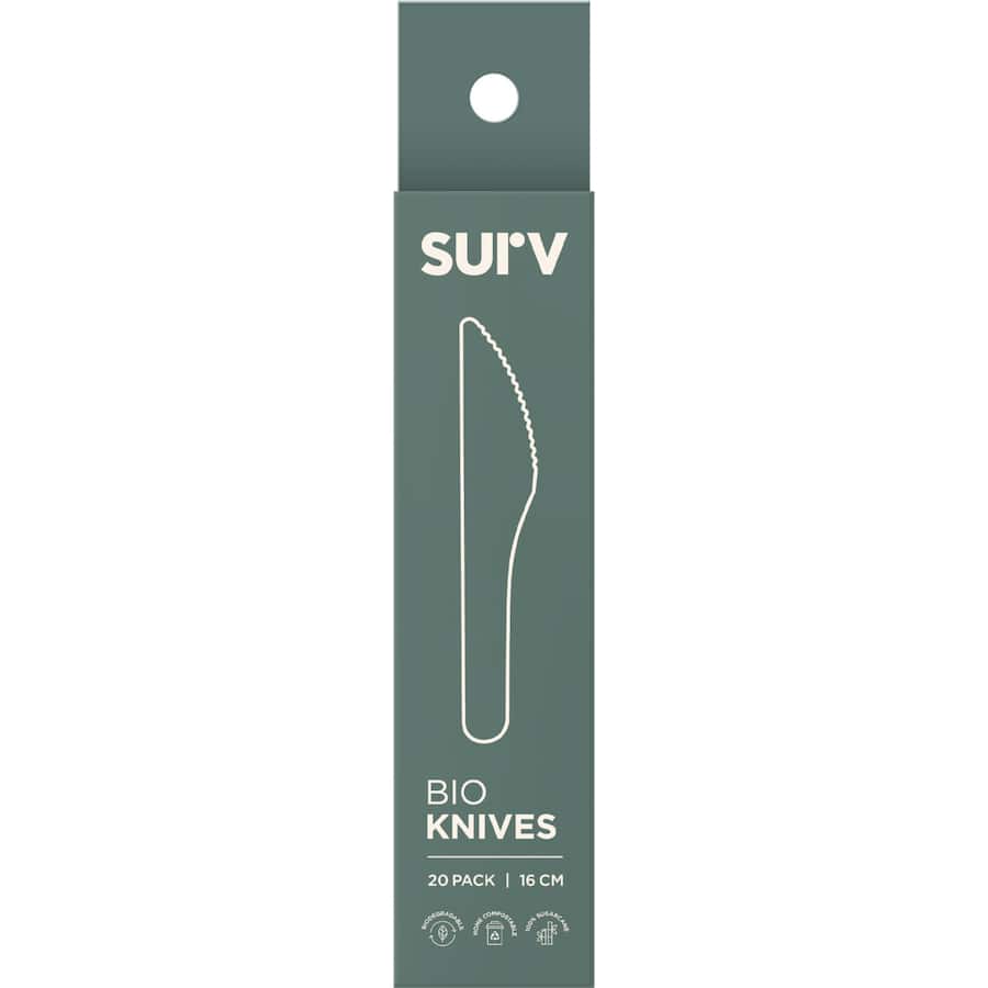 Surv. Biodegradable Knives 20pack