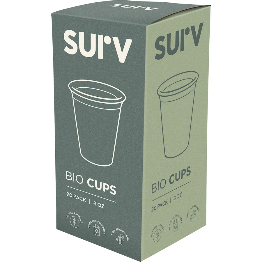 Surv. Biodegradable Cups 20pack