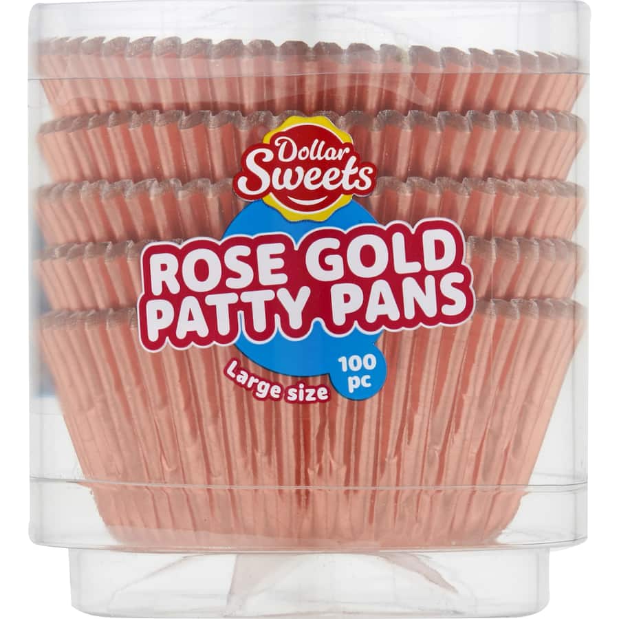 Dollar Sweets Large Patty Pans Foil 100pack