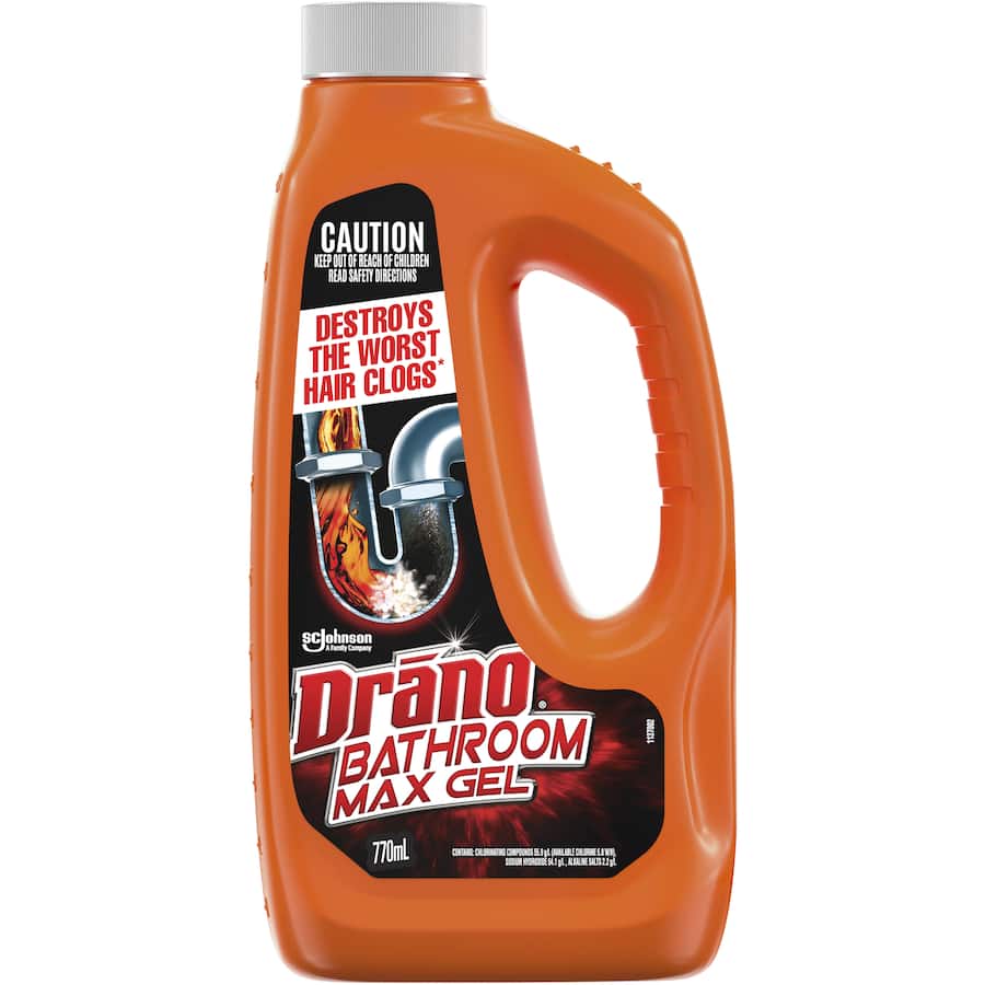 Drano Drain Cleaner Bathroom Max Gel 770mL