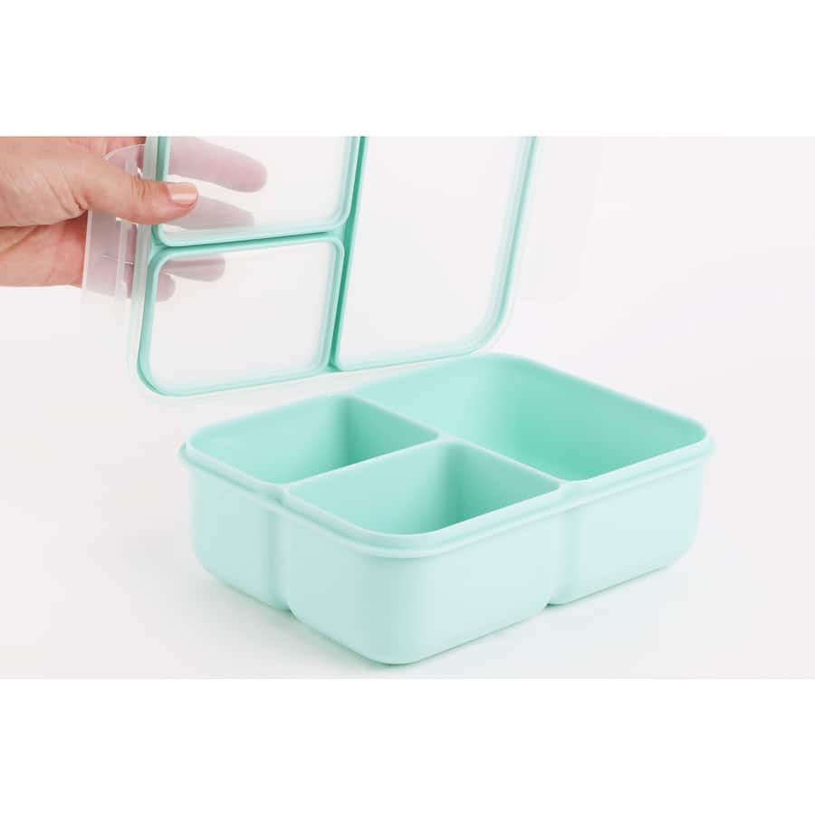 Decor Go Bento Lunch Box Triple Split 1.4L