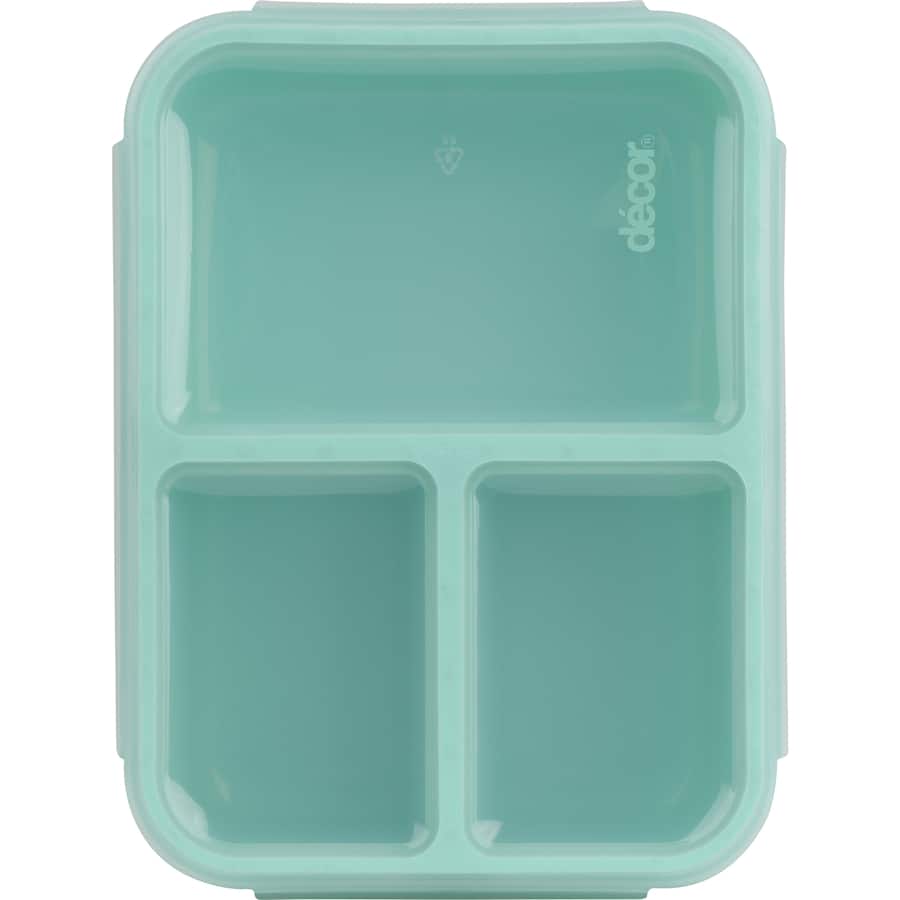 Decor Go Bento Lunch Box Triple Split 1.4L