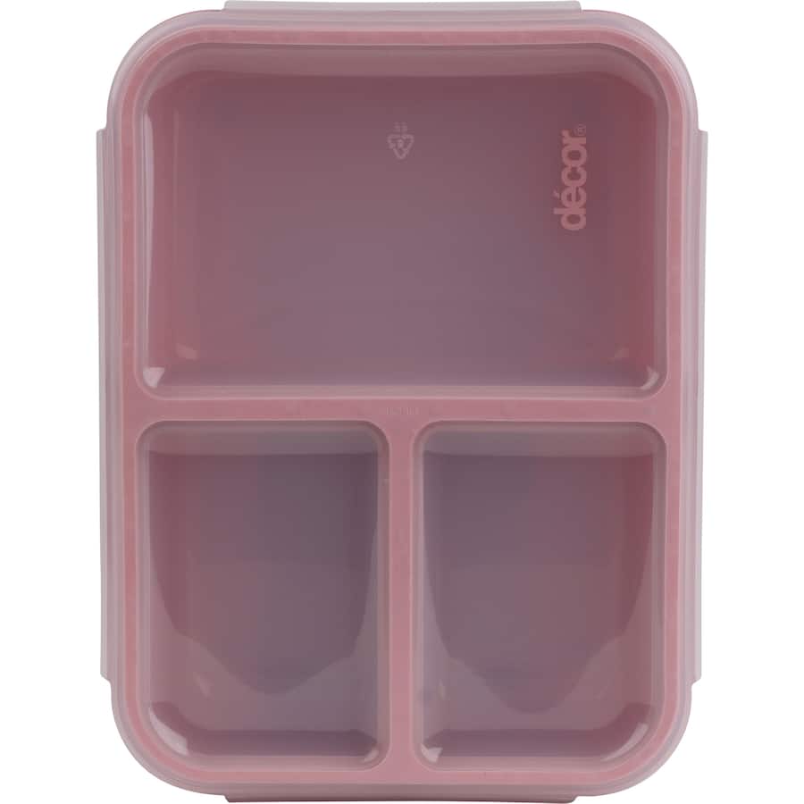 Decor Go Bento Lunch Box Triple Split 1.4L