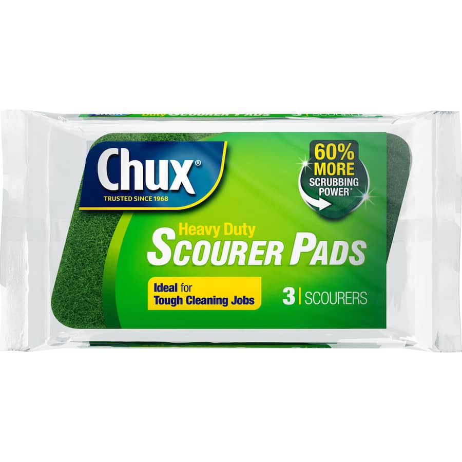 Chux Scourer Heavy Duty Pads 3pack