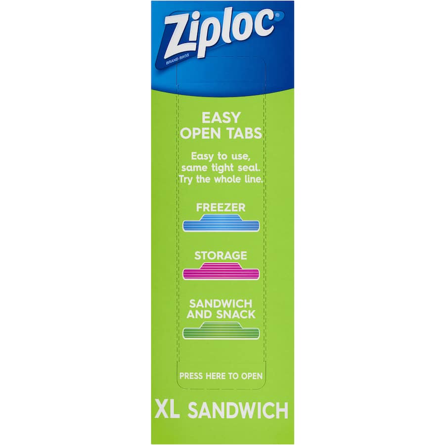Ziploc Sandwich Bags Extra Large 30pack