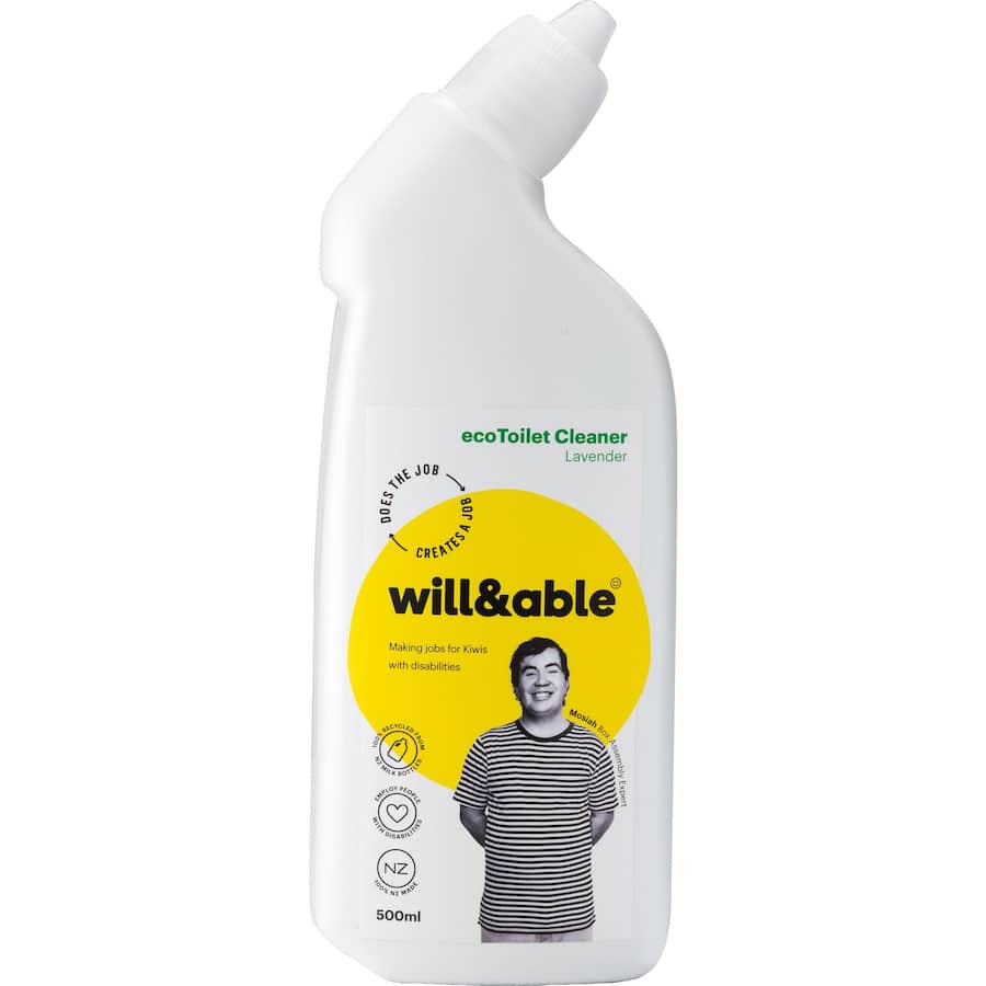 Will & Able Eco Toilet Cleaner Lavender 500mL