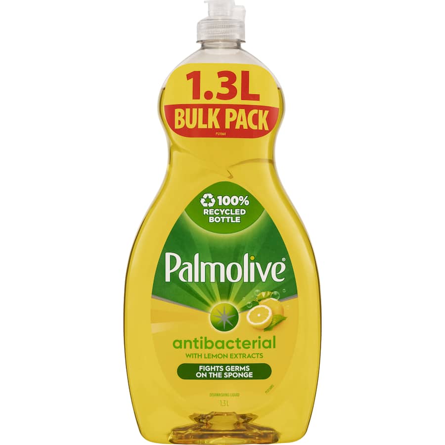 Palmolive Dishwash Liquid Antibacterial Lemon Value Pack 1.3L