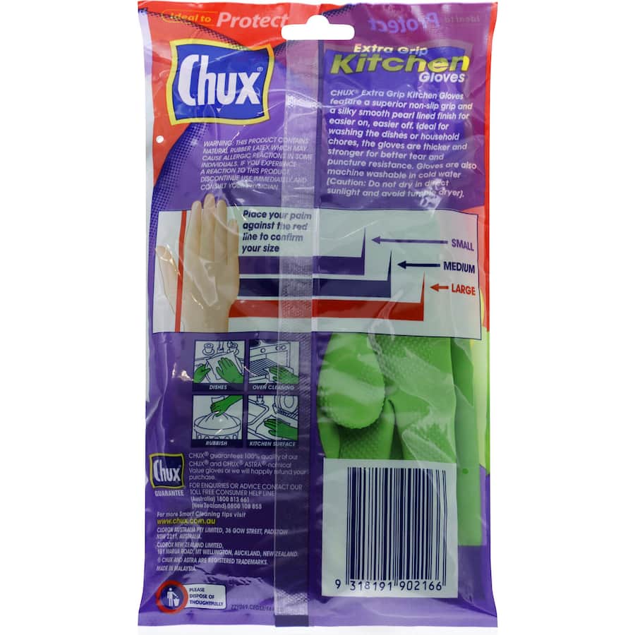 Chux Gloves Extra Grip Small