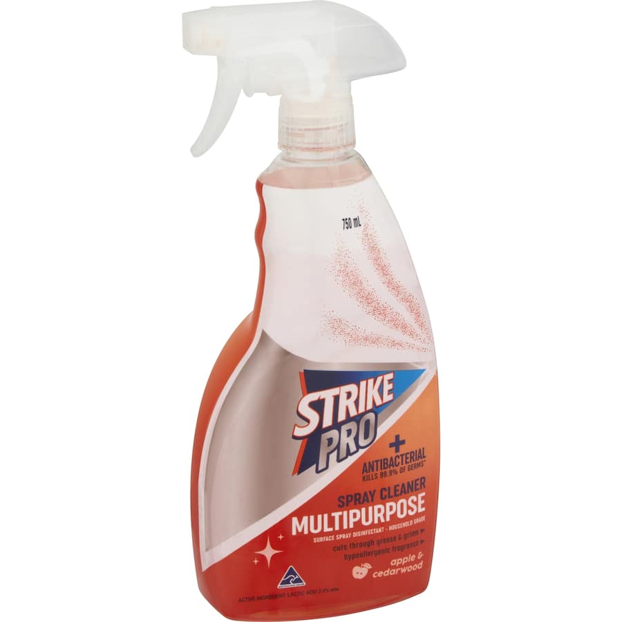Strike Pro Multipurpose Cleaner Antibacterial Trigger 750mL