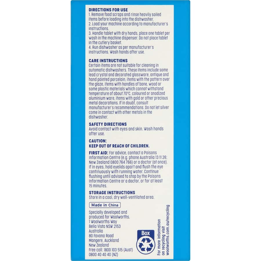 Shine 10 In 1 Dishwasher Tablets Lemon 30pack