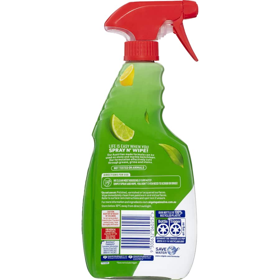 Ajax Spray N Wipe Cleaning Kitchen Spray Multipurpose Baking Soda Trigger 500mL