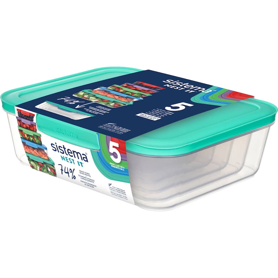 Sistema Nest It Containers 5pack