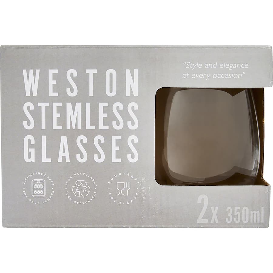 Weston Stemless Glasses 2pack