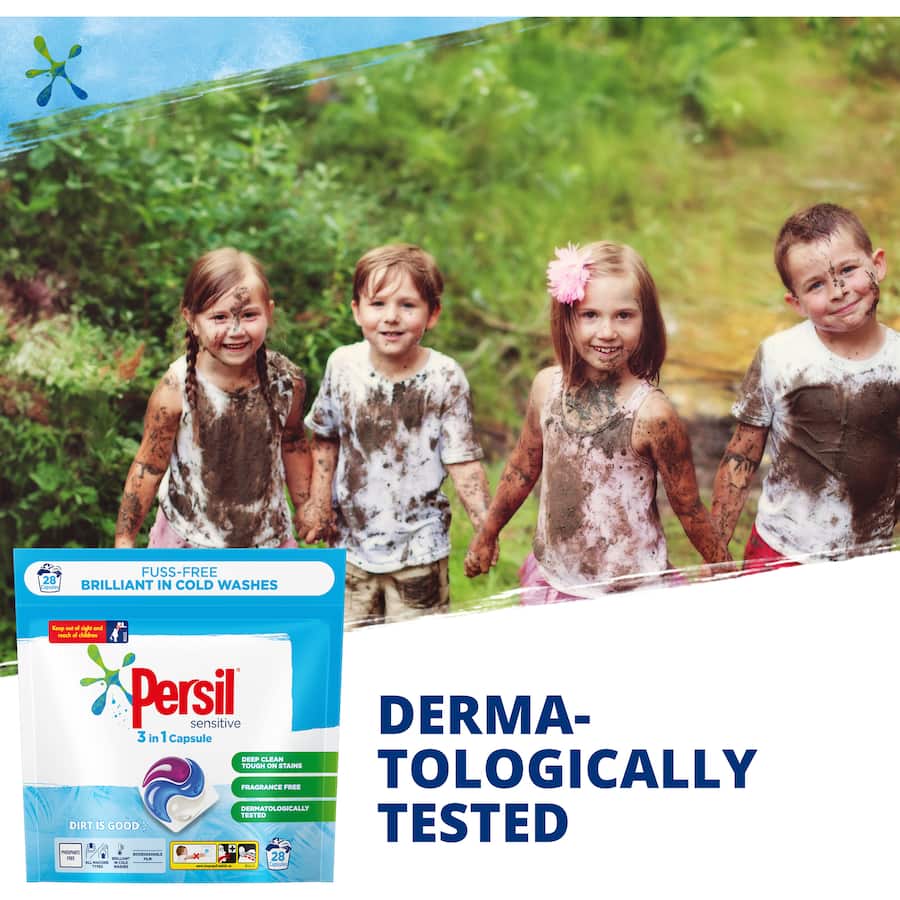 Persil Laundry Capsules 3 In 1 Sensitive 28pack