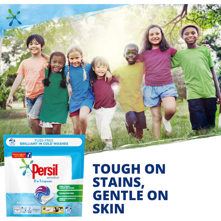 Persil Laundry Capsules 3 In 1 Sensitive 28pack