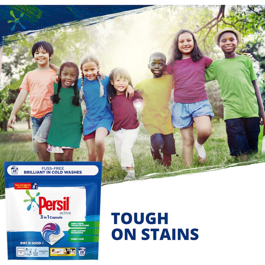Persil Laundry Capsules 3 In 1 Active 28pack
