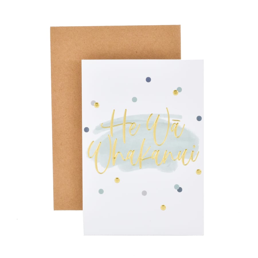 He Wa Whakanui Greeting Card