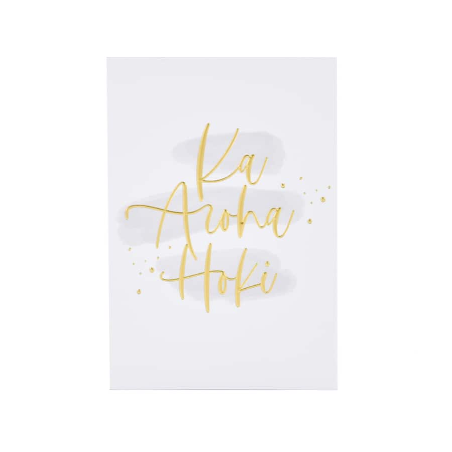Ka Aroha Hoki Greeting Card