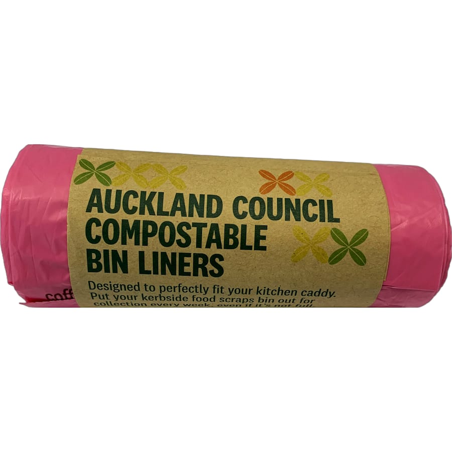 Auckland Council Bin Liners Compostable 8l Roll 20pack