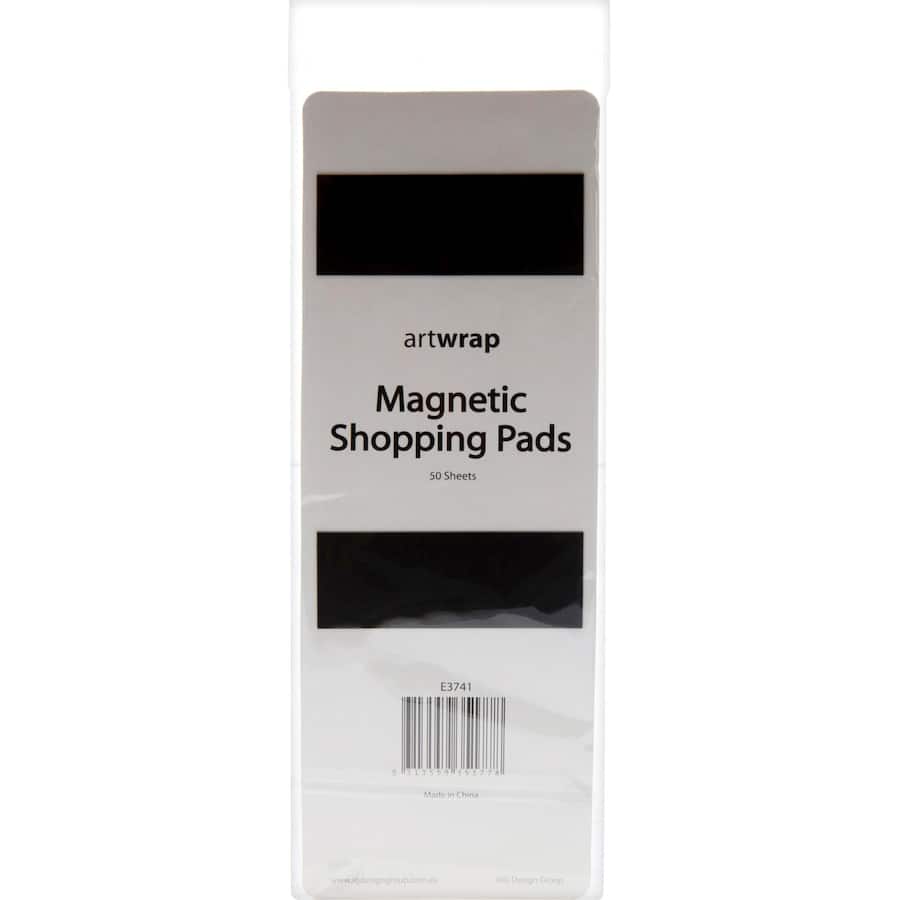 Art Wrap Shopping List Magnetic Food Pad 50 sheets