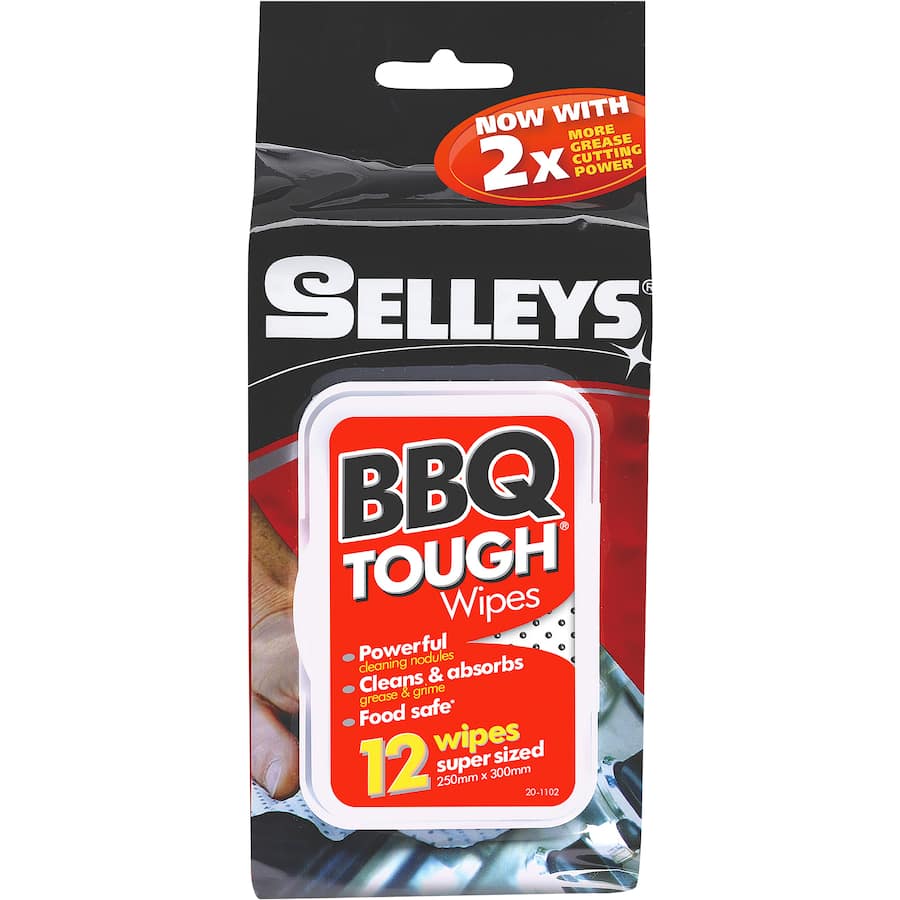 Selleys Cleaning Wipes Bbq Tough 12pack