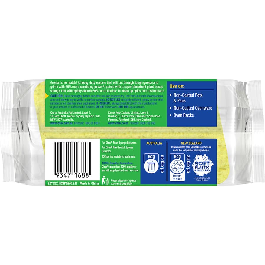 Chux Scourer Heavy Duty 2pack