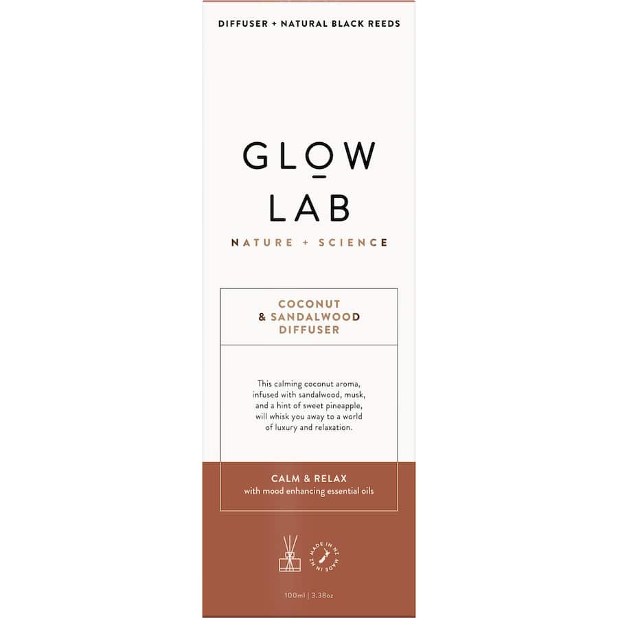 Glow Lab Reed Diffuser Coconut & Sandalwood 100mL
