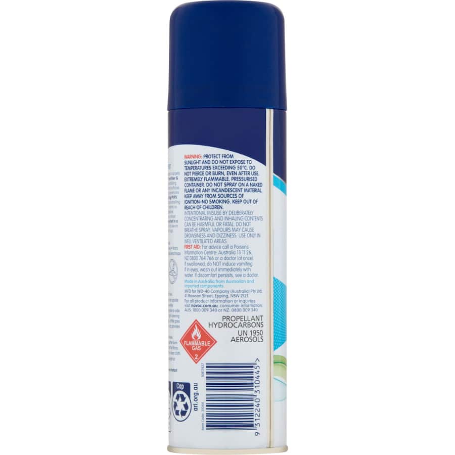 No Vac Carpet Care Deodoriser Pet Foam Aerosol 290g
