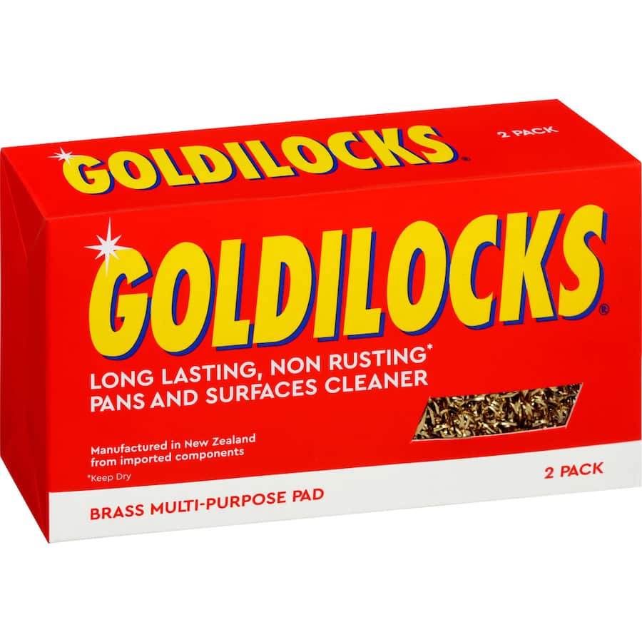 Goldilocks Multipurpose Scourer Non Rusting Twin Pack 2pack