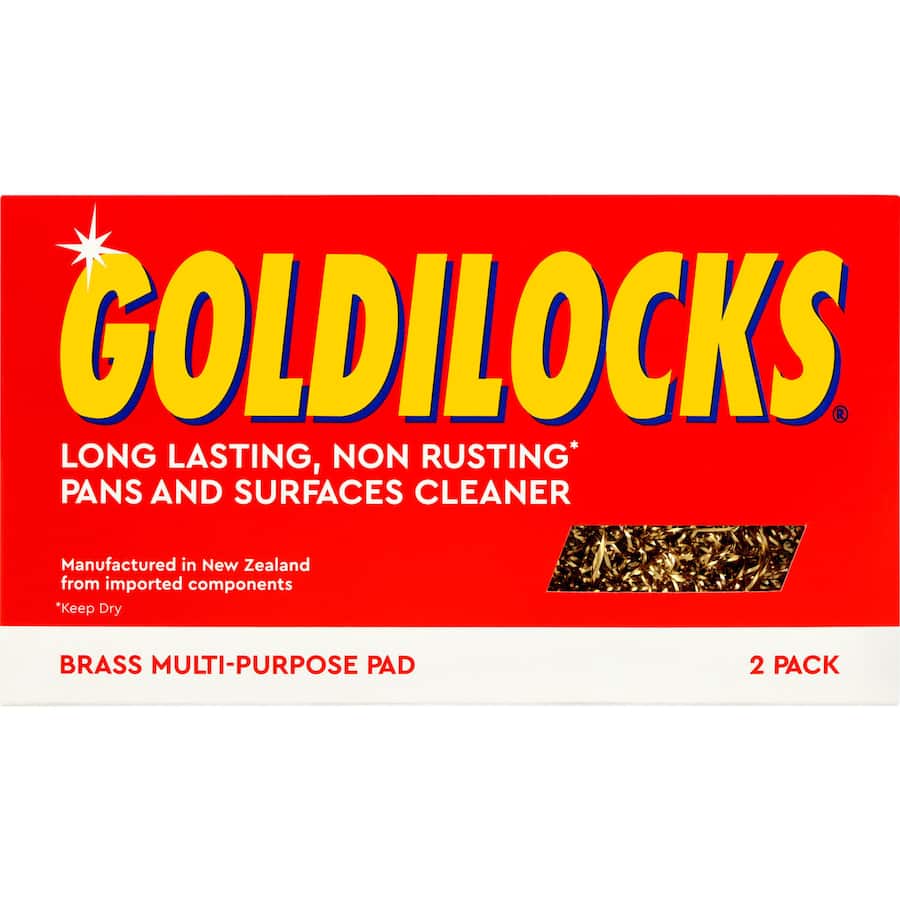 Goldilocks Multipurpose Scourer Non Rusting Twin Pack 2pack