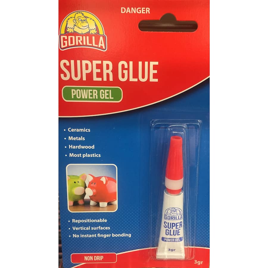 Gorilla Ultra Bonder Adhesives Gel Super Glue 3mL
