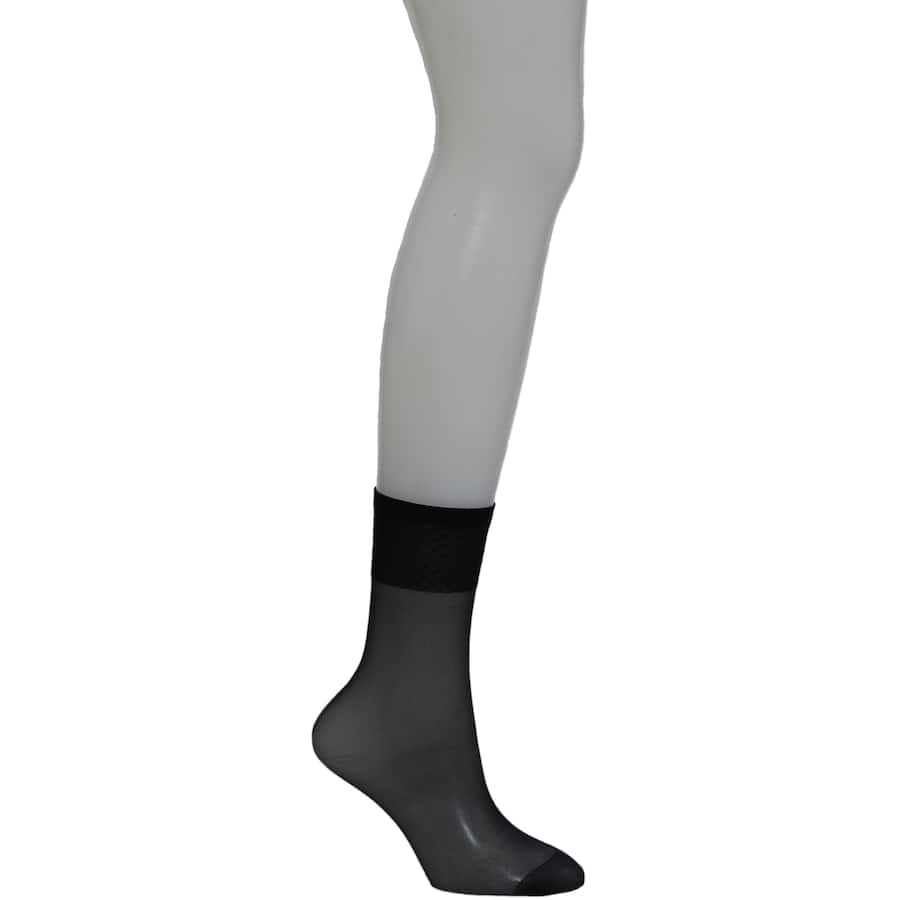 Stepout Anklet Black 15d 1pr