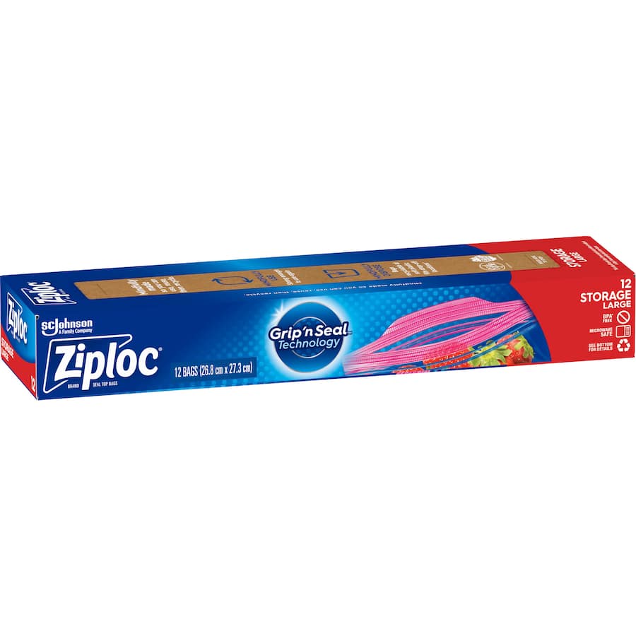 Ziploc Storage Bags Large 12pack