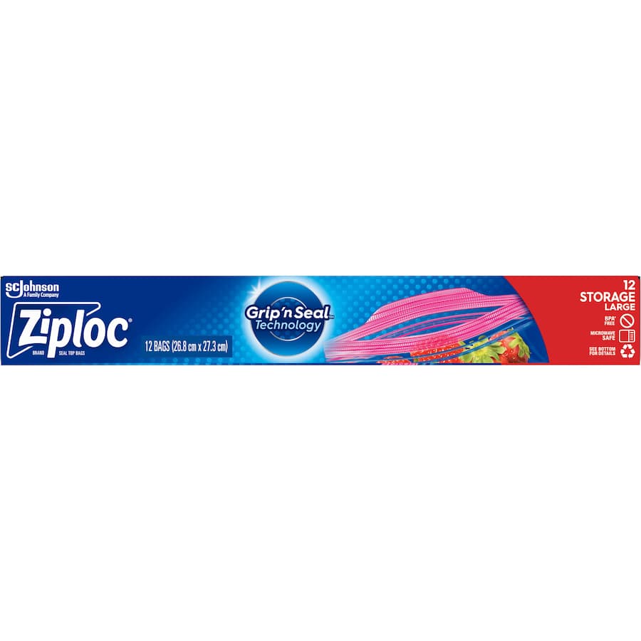 Ziploc Storage Bags Large 12pack