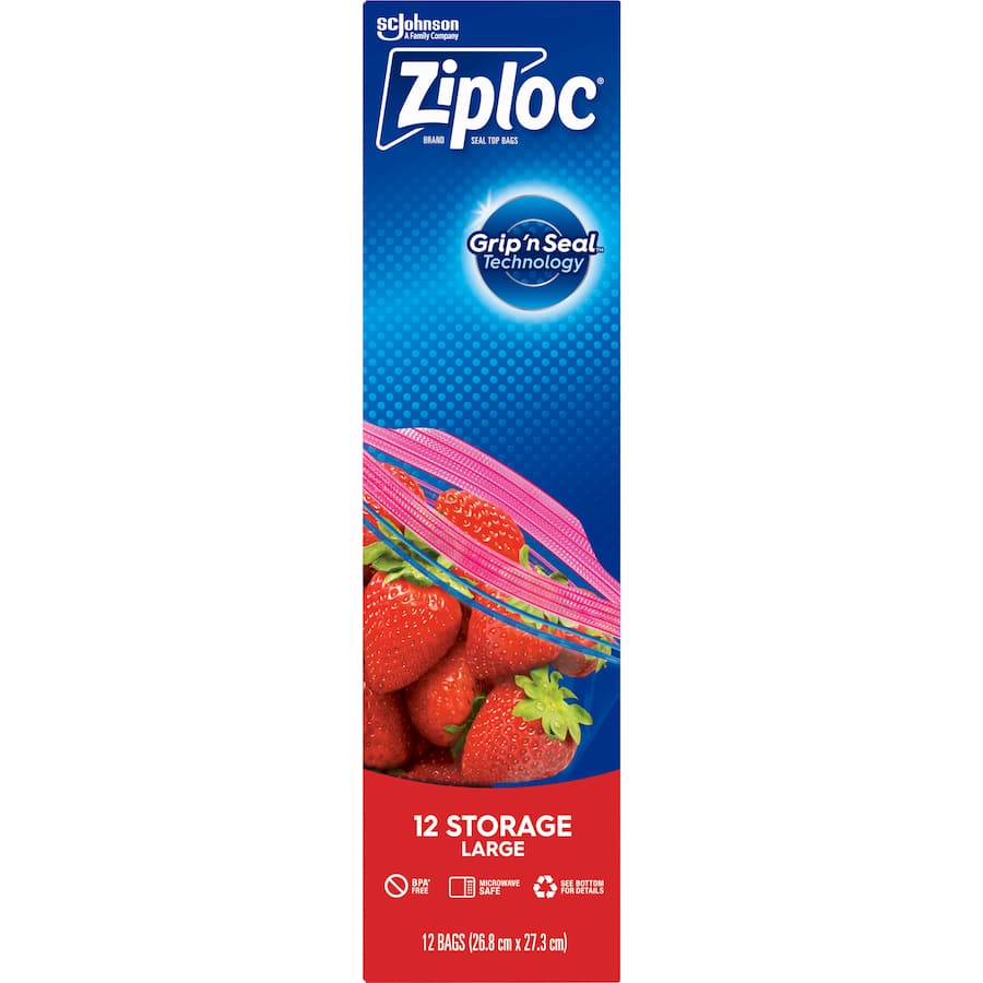 Ziploc Storage Bags Large 12pack